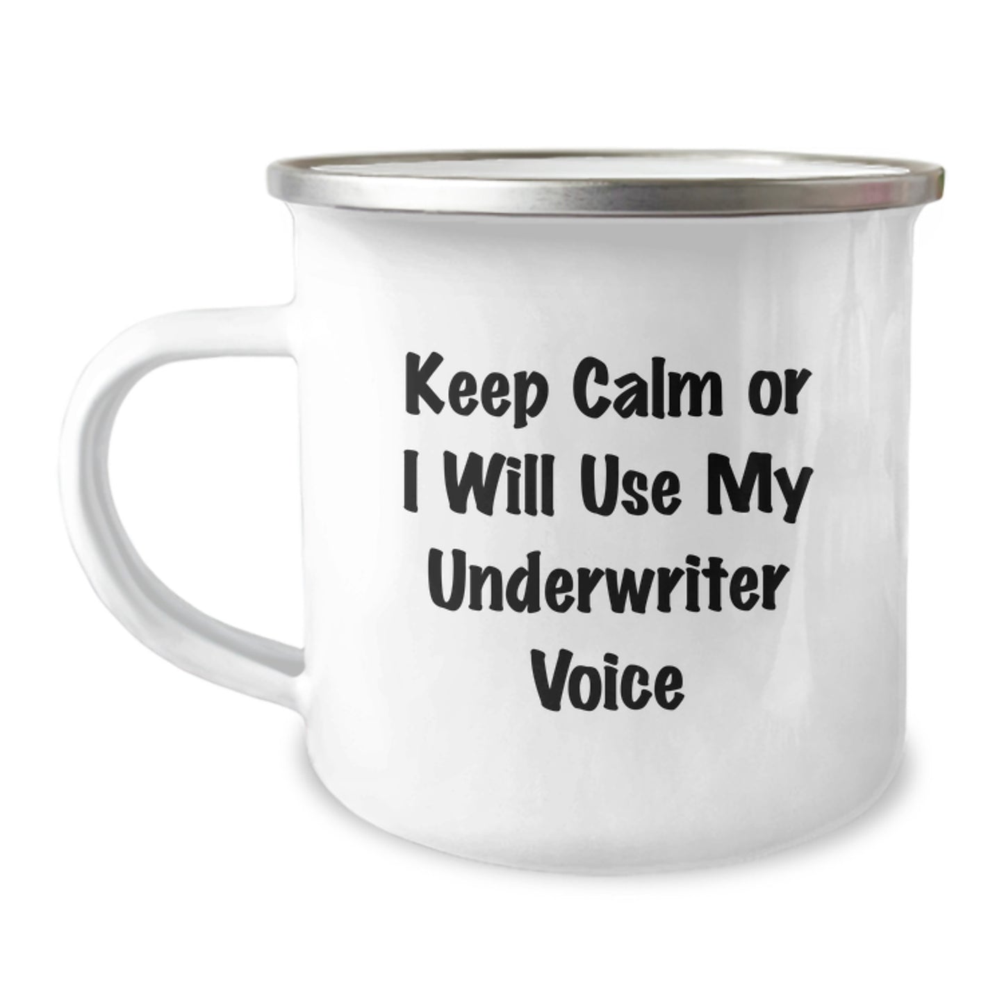 Funny Underwriter Camping Mug Gifts from Dad for Father's Day - Image 1