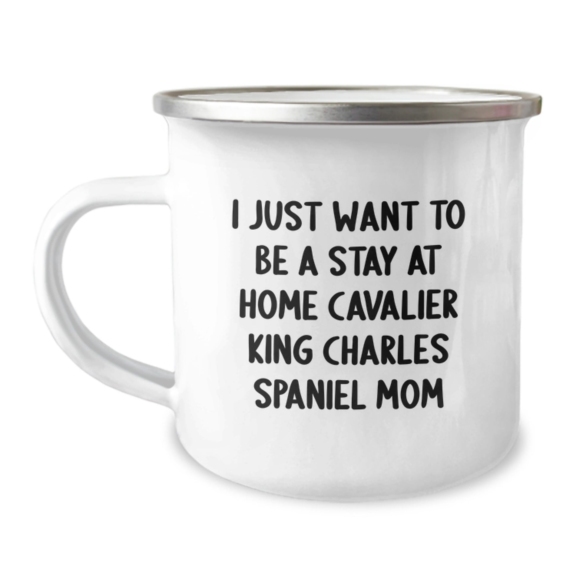 Cavalier King Charles Spaniel Dog Gifts from Mom to Daughter - Funny Camping Mug for Stay at Home Mom - Image 1