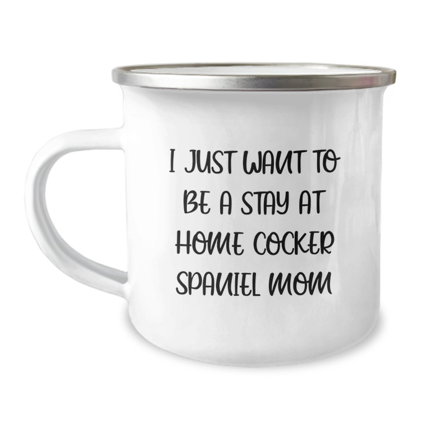 Cocker Spaniel Dog Mom Funny Camping Mug Gifts for Christmas from Friends - Image 1