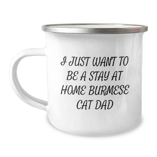 Funny Burmese Cat Dad Gifts from Men to Burmese Cat Lovers on Birthday Unique Gifts - Image 1