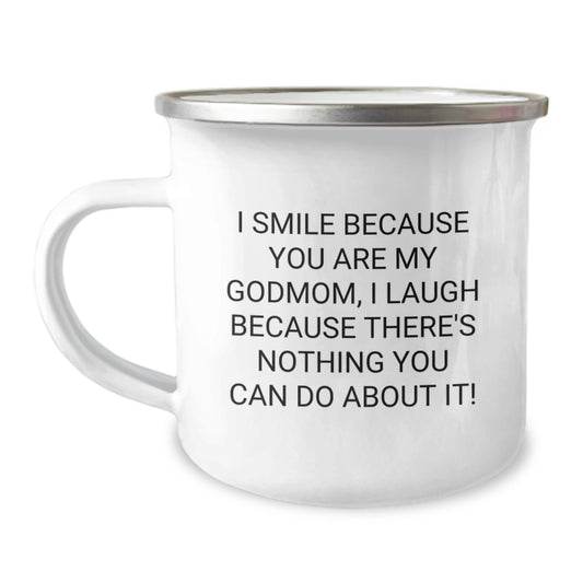Funny Godmom Gifts from Men or Women, Camping Mugs for Godmom, Mother's Day Unique Gifts - Image 1