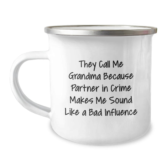 Funny Grandma Camping Mug Gifts from Family for Christmas Unique Presents - Image 1