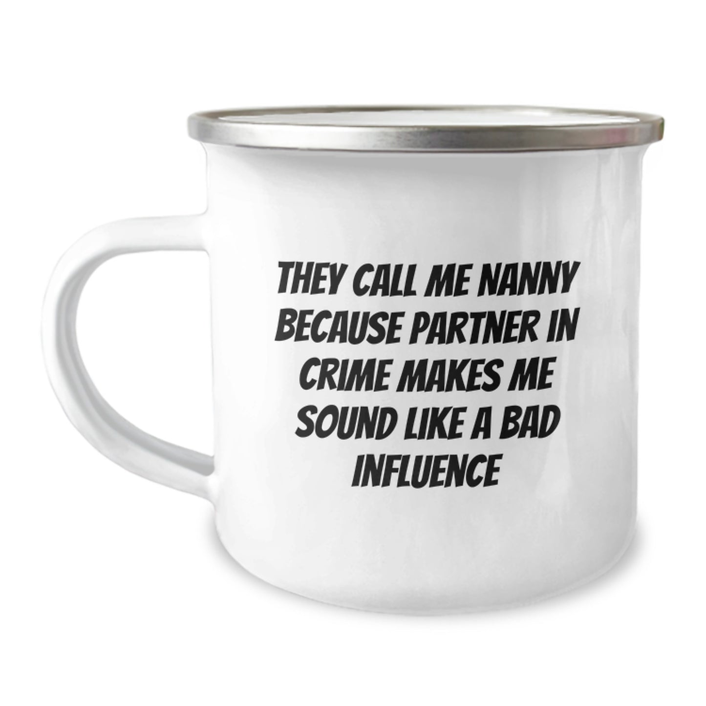 Funny Nanny Gifts for Men, Funny Camping Mug for Nanny, Partner in Crime Gifts from Men to Nanny, Nanny Christmas Unique Gifts - Image 1