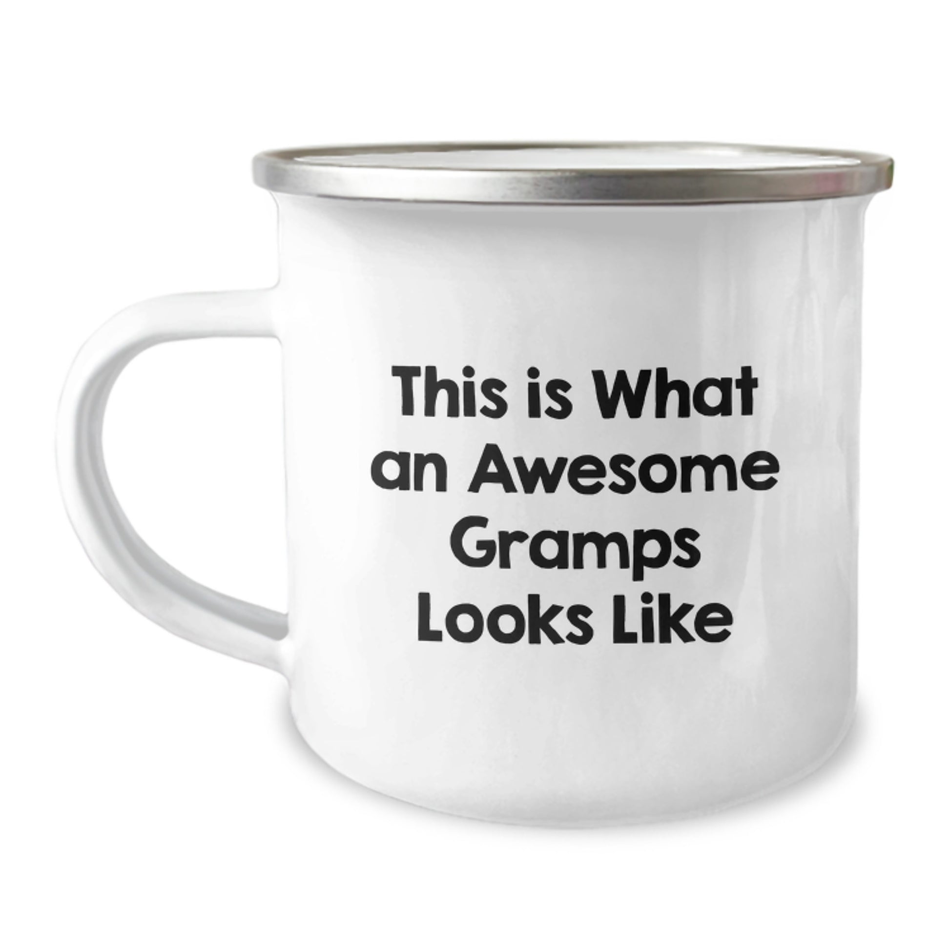 Funny Gifts for Gramps - This Is What An Awesome Gramps Looks Like Camping Mug, Gifts from Men to Gramps on Christmas - Image 1