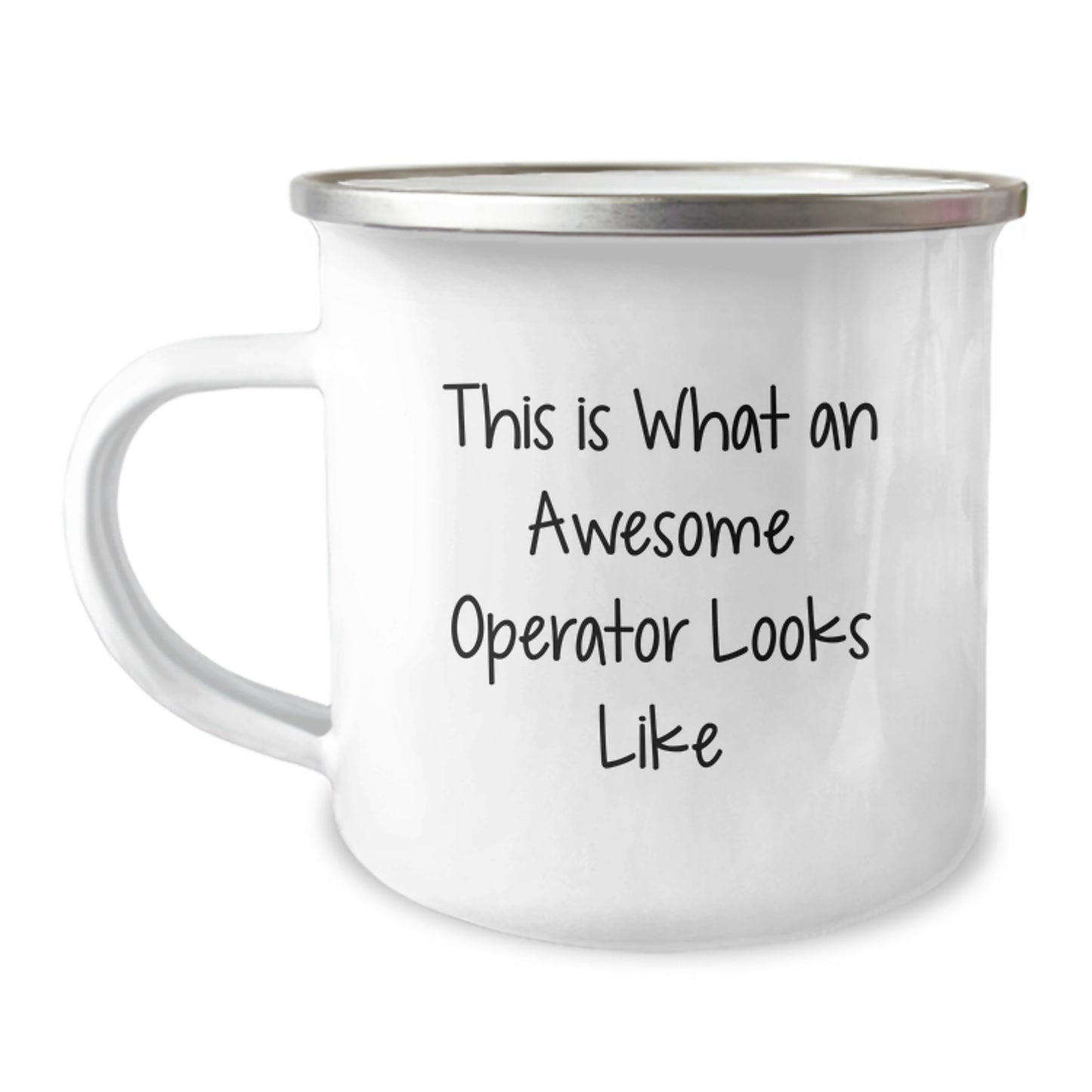 Operator Camping Mug, Funny Quote Gifts for Operator on Valentine's, Perfect Valentine's Unique Gifts from Men to Operator - Image 1