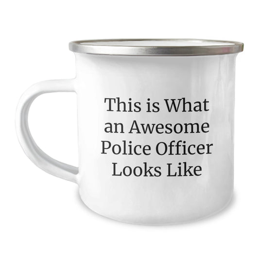 Funny Police Officer Gifts from Family - This Is What An Awesome Police Officer Looks Like Valentine's Unique Gifts for Him - Image 1