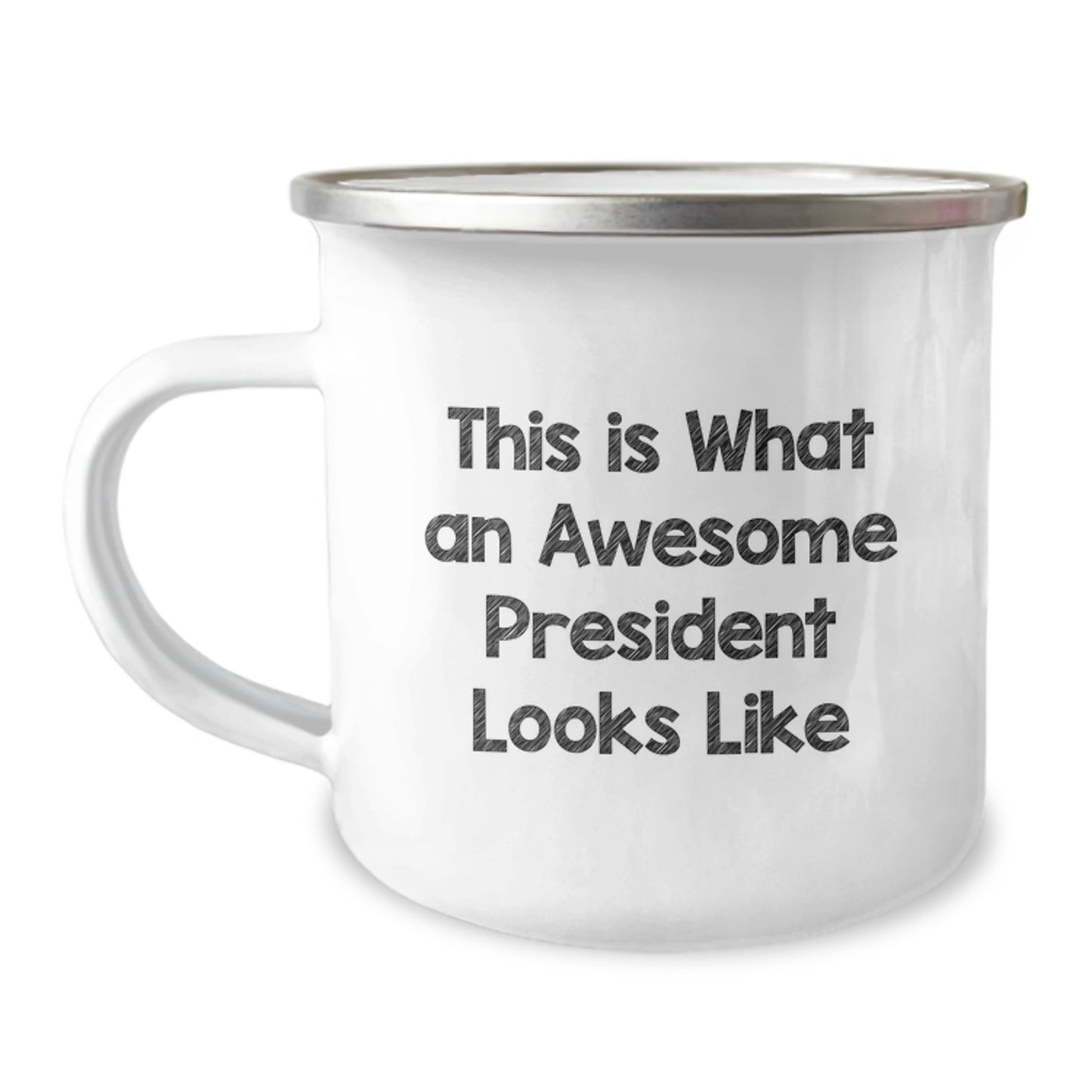 Funny Gifts from Friends for President Camping Mug - This Is What An Awesome President Looks Like, Birthday Unique Gifts for Men, Perfect President Lover - Image 1