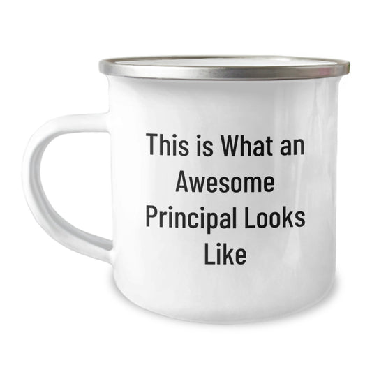 Funny Principal Gifts from Friends, This Is What An Awesome Principal Looks Like - Valentine's Unique Principal Mug, Camping Mug for Men, Women, and Principal - Image 1