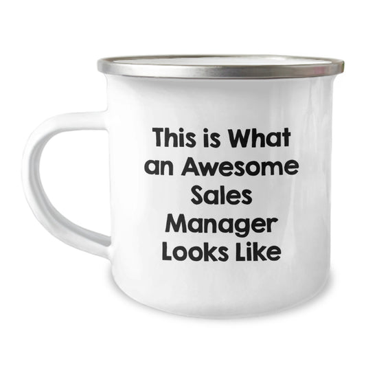 Sales Manager Gifts from Men - This Is What An Awesome Sales Manager Looks Like Camping Mug for Birthday Unique Gifts - Image 1