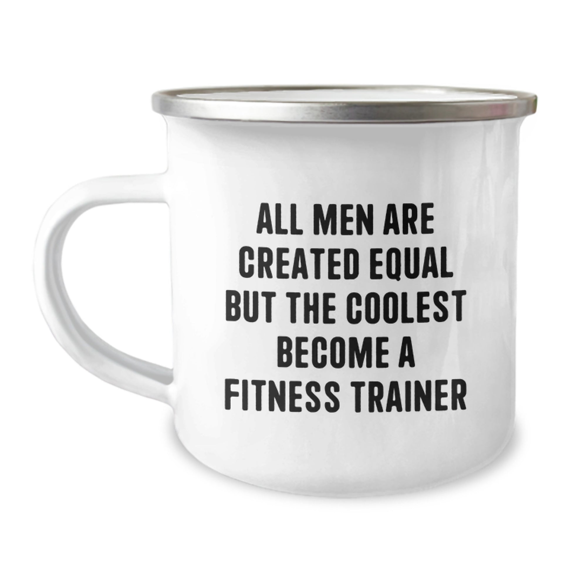 Fitness Trainer Gifts from Men - Funny Quote Camping Mug for Father's Day Unique Gifts - Image 1