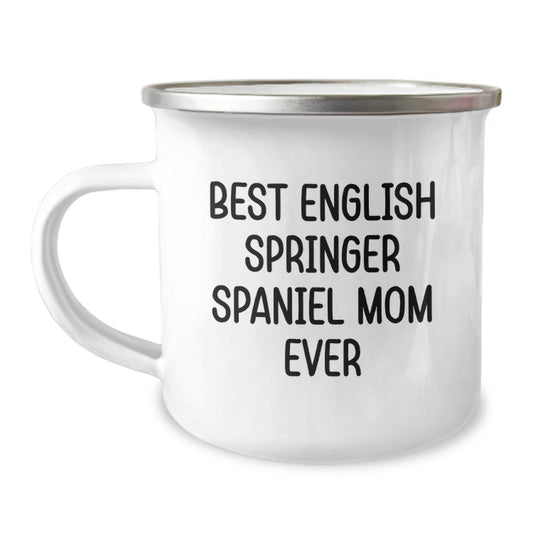 Funny English Springer Spaniel Dog Gifts for Mom - Valentine's Unique Camping Mugs from Friends - Best English Springer Spaniel Mom Ever - Image 1