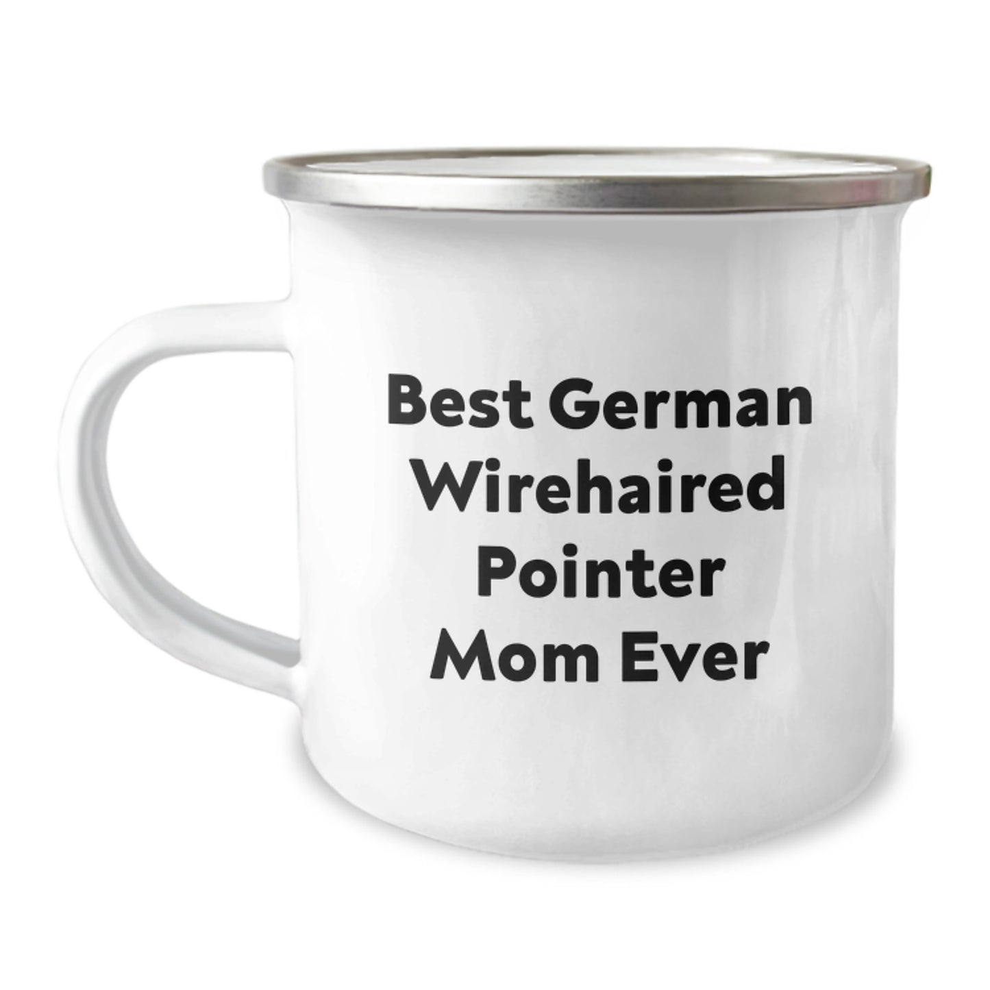 Funny German Wirehaired Pointer Dog Mom Valentine's Unique Gifts from Men to Family Members - Camping Mug - Image 1