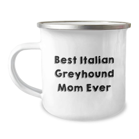 Funny Italian Greyhound Dog Mom Gifts from Family for Valentine's Unique Camping Mugs - Image 1