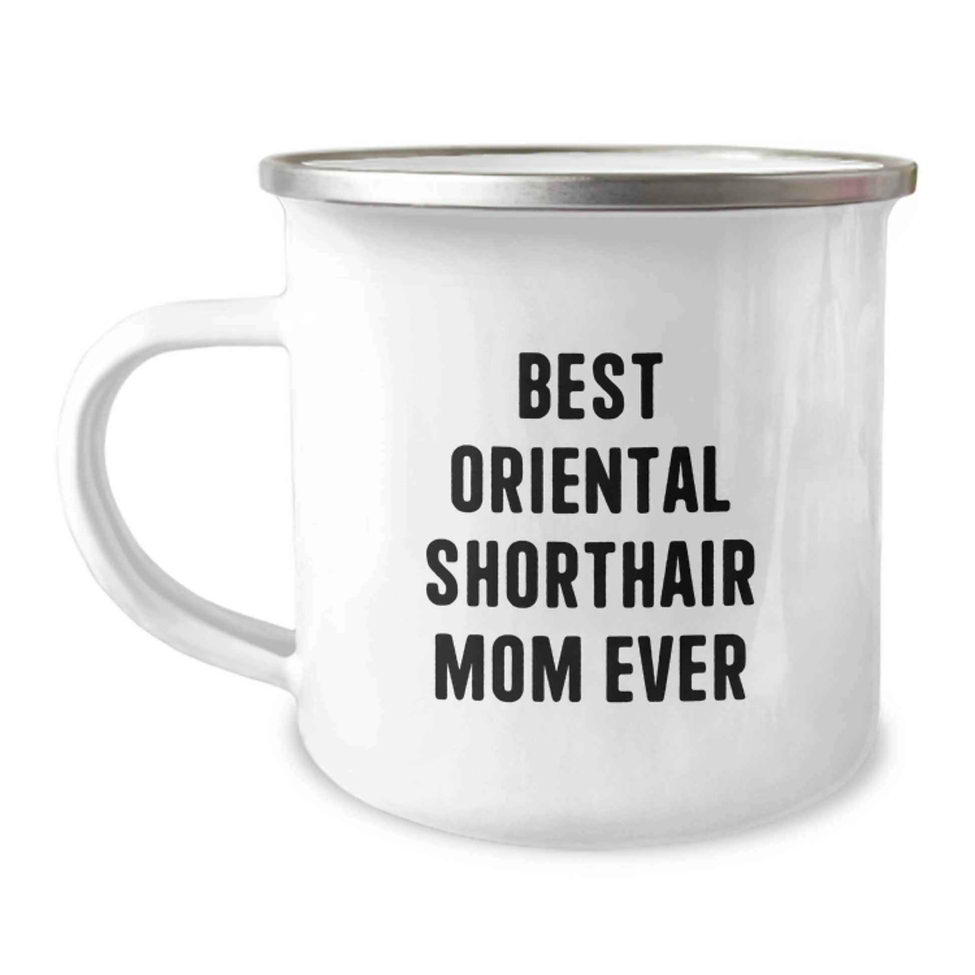 Oriental Shorthair Cat Mom Funny Camping Mug Gifts for Oriental Shorthair Cat Owners Birthday Unique Gifts from Family - Image 1