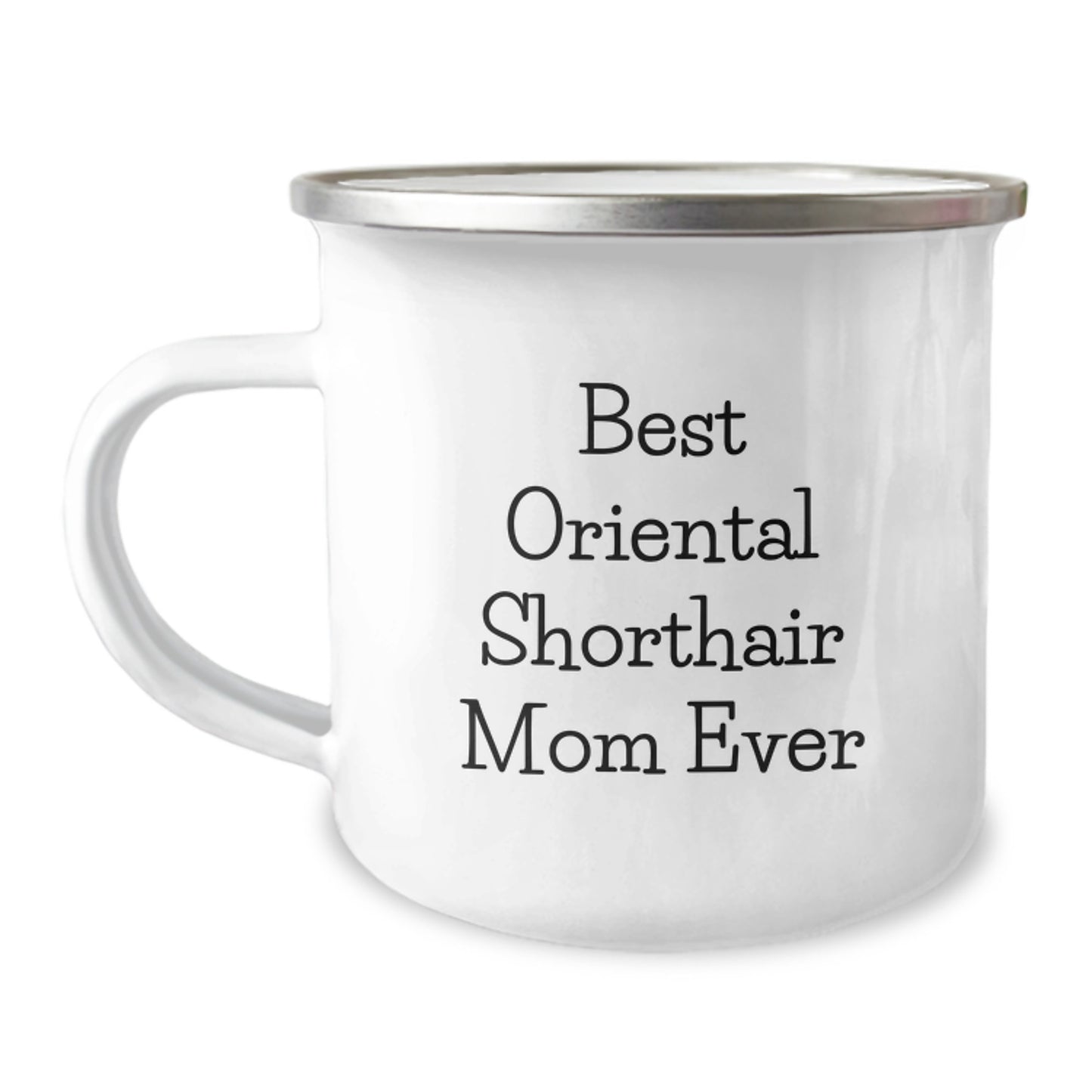 Funny Cat Mom Oriental Shorthair Cat Gifts - Camping Mug for Birthday Unique Gifts from Friends - Image 1