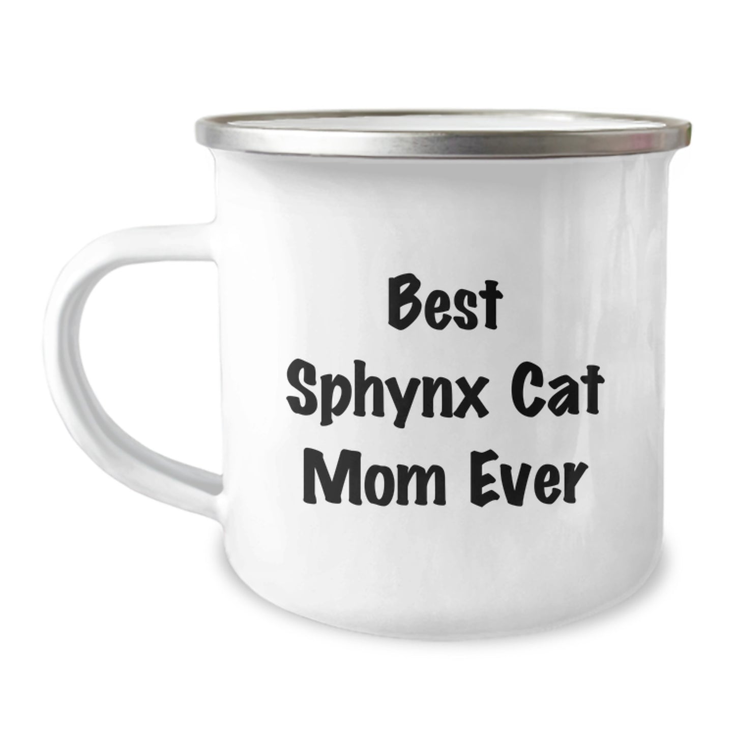 Funny Gifts for Sphynx Cat Lovers - Best Sphynx Cat Mom Ever Camping Mug for Birthday - Image 1