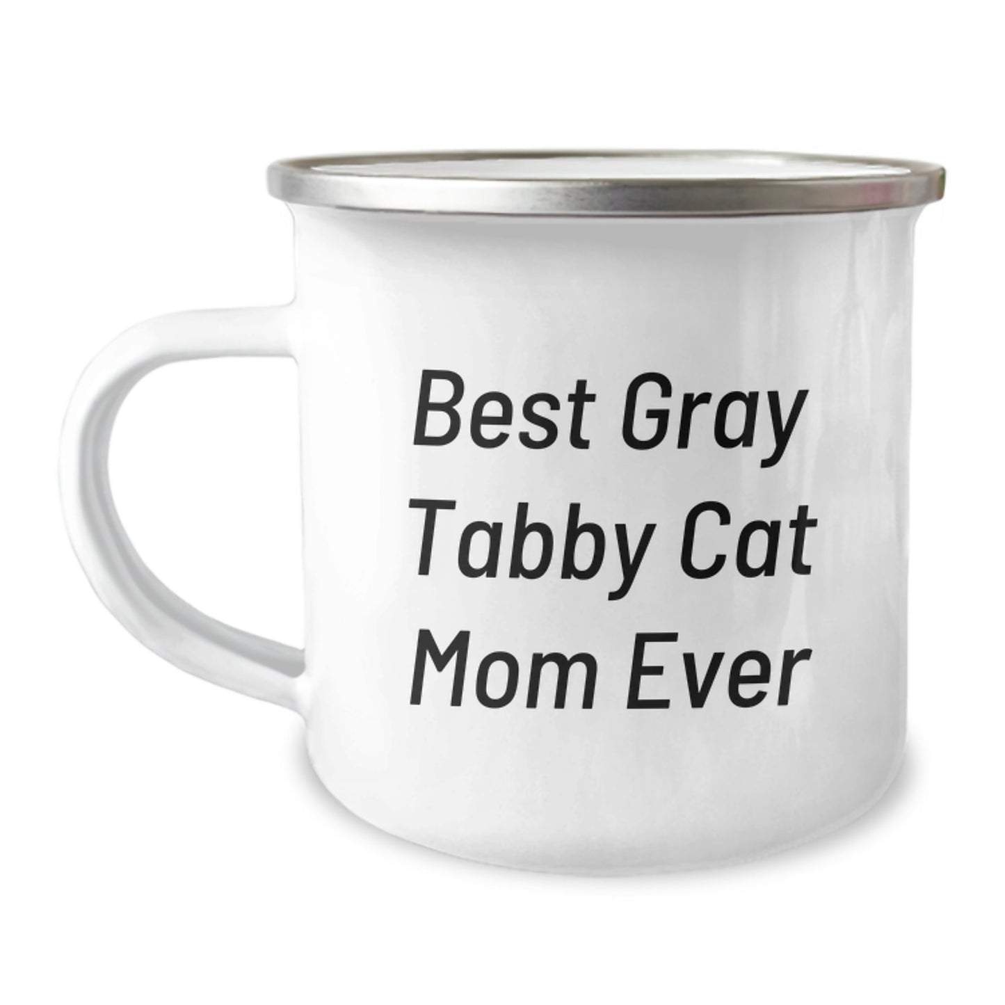 Funny Gray Tabby Cat Gifts for Mom from Family - Birthday Unique Coffee Mug for Women - Image 1