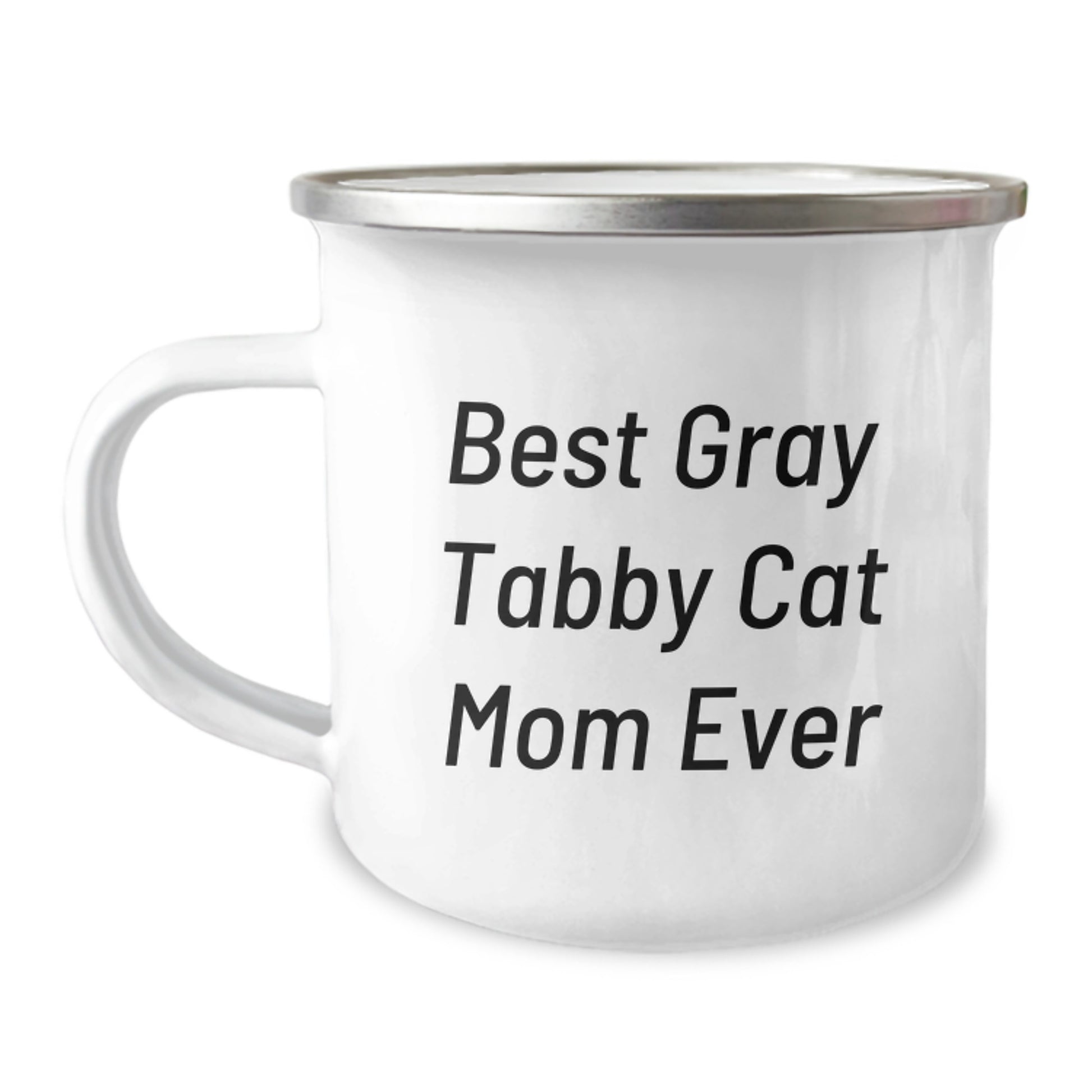 Funny Gray Tabby Cat Gifts for Mom from Family - Birthday Unique Coffee Mug for Women - Image 1