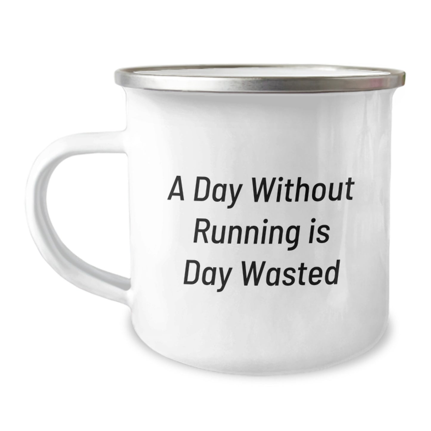 Funny Running Quotes Camping Mugs for Men Women Valentine's Unique Gifts from Friends - Image 1
