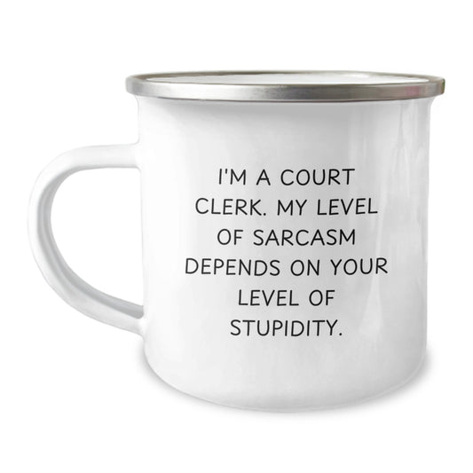 Funny Court Clerk Gifts from Friends for Court Clerk - I'm A Court Clerk Sassy Graduation Unique Gifts for Men Women - Image 1