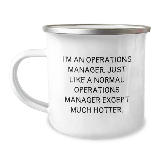 Funny Operations Manager Camping Mug Gifts from Men to Operations Manager for Father's Day Unique - Image 1
