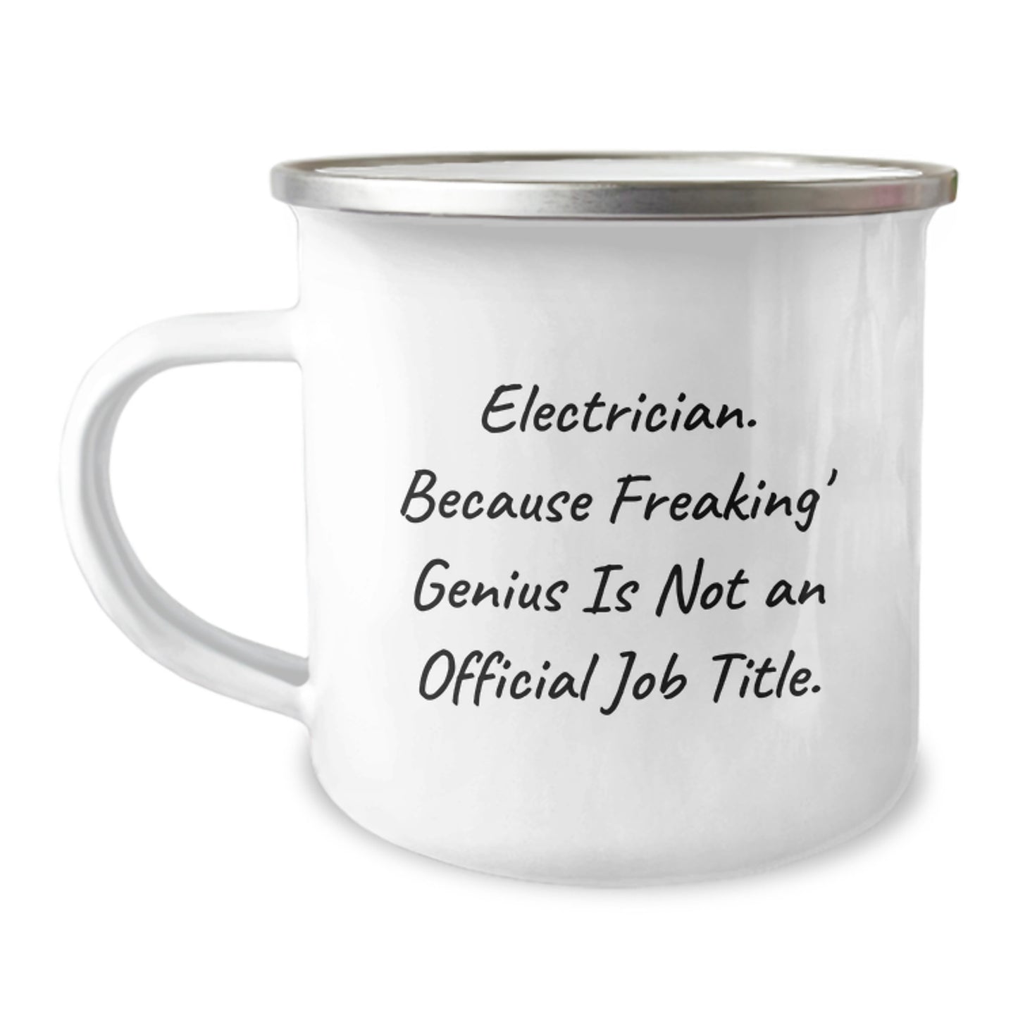 Funny Electrician Gifts from Friends - Electrician Camping Mug for Men, Unique Graduation Unique Gifts for Electrician - Image 1