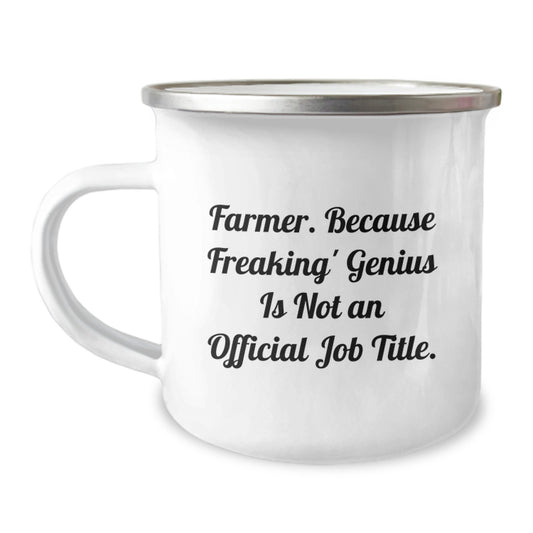 Farmer Mom's Unique Camping Mug Gifts from Family - Inspirational Farmer Mom Quote Mug - Funny Mother's Day Unique Gifts for Mom's Friends - Image 1