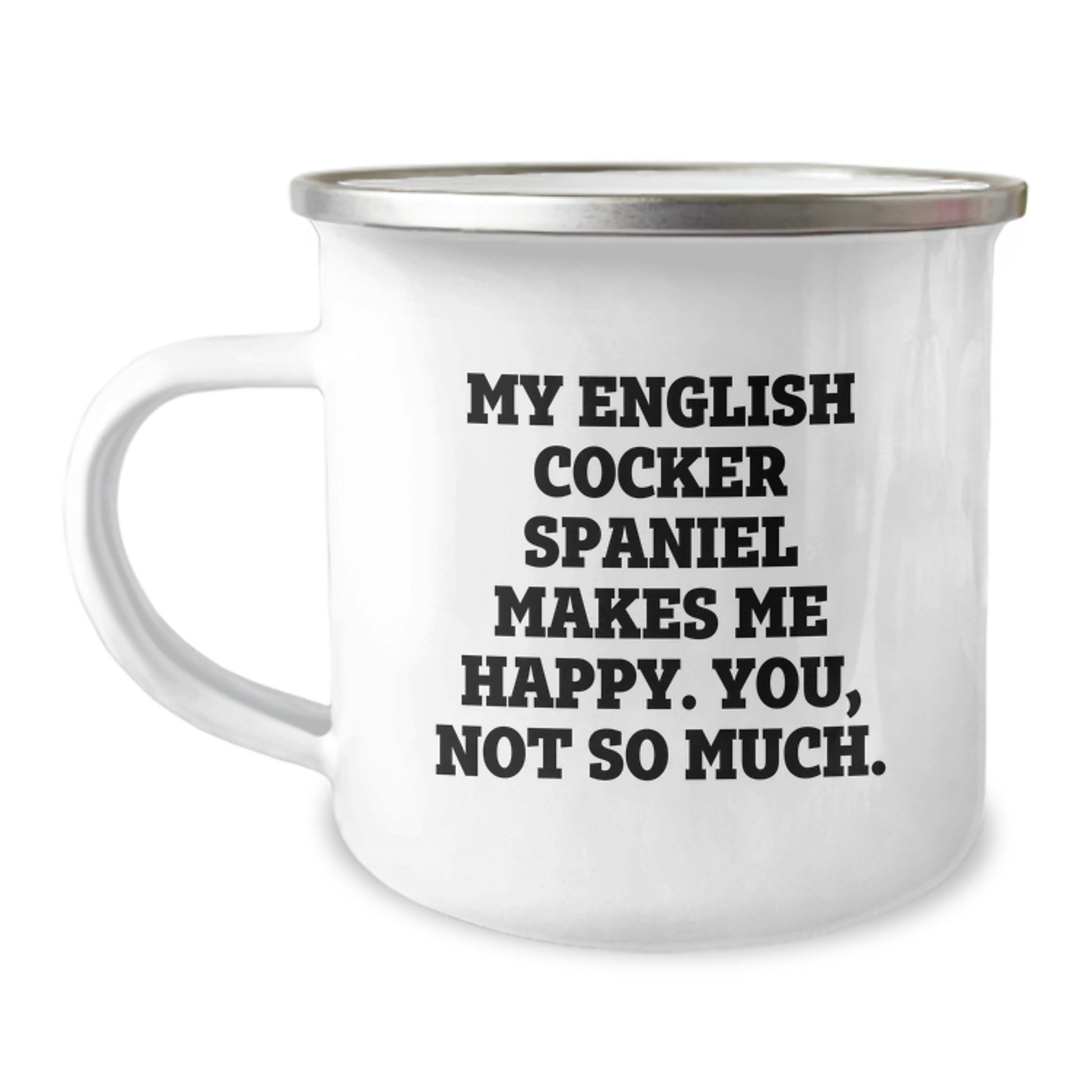 Funny English Cocker Spaniel Dog Lover Camping Mug Gifts for Friends from Men - Valentine's Unique - Image 1