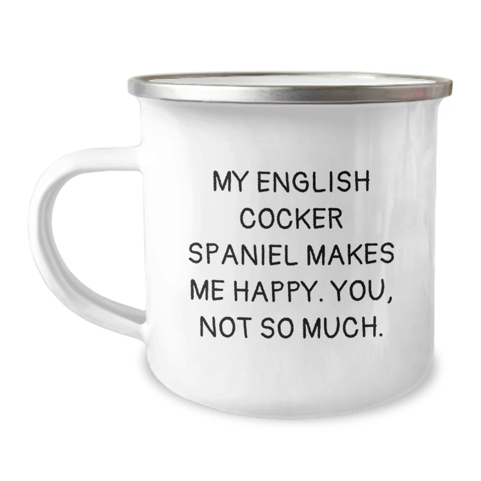 Funny English Cocker Spaniel Dog Gifts, Camping Mug, Valentine's Unique Gifts from Men to Women, Friends, Coworkers, Family - Image 1