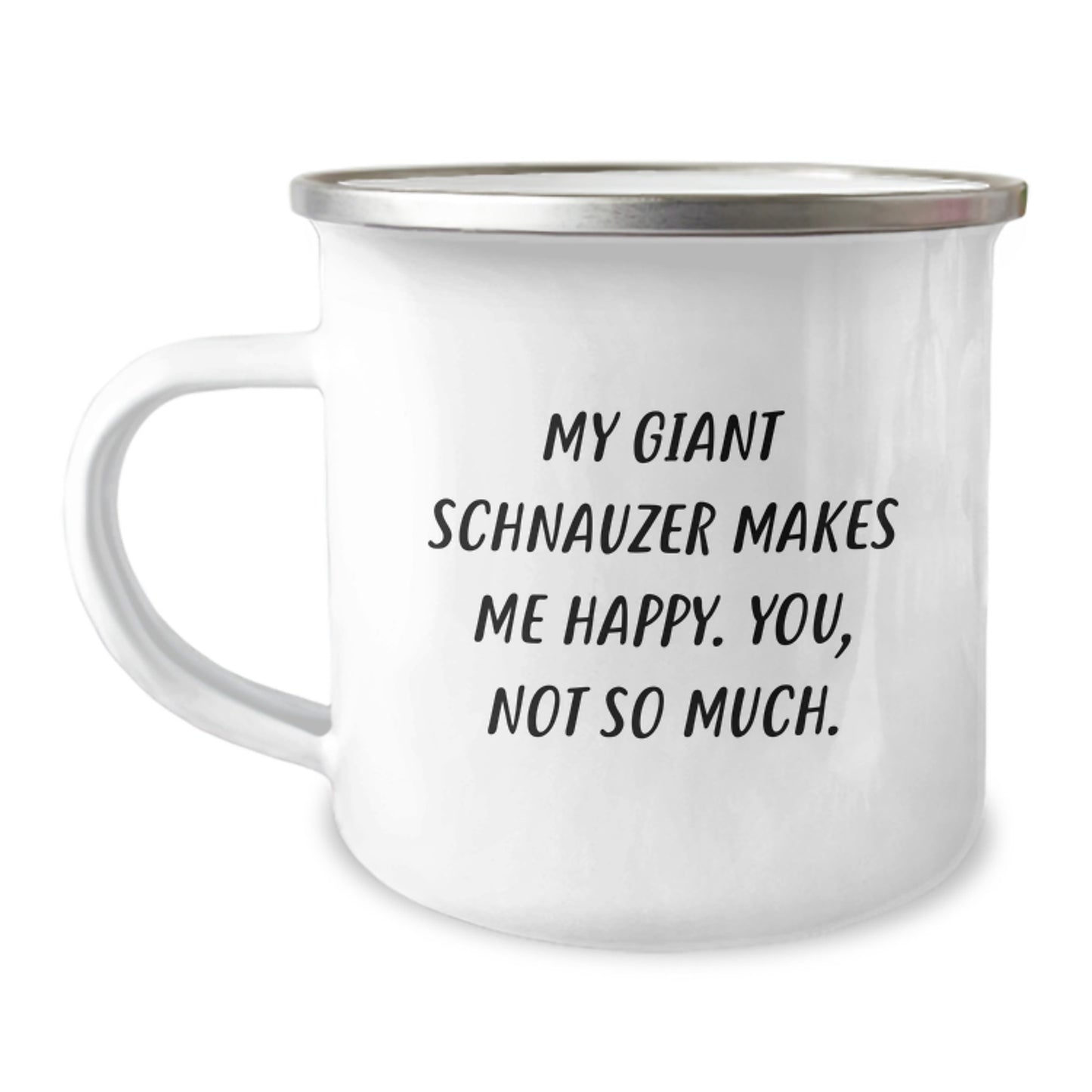 Funny Giant Schnauzer Dog Camping Mug Gifts from Men to Women for Valentine's - Image 1
