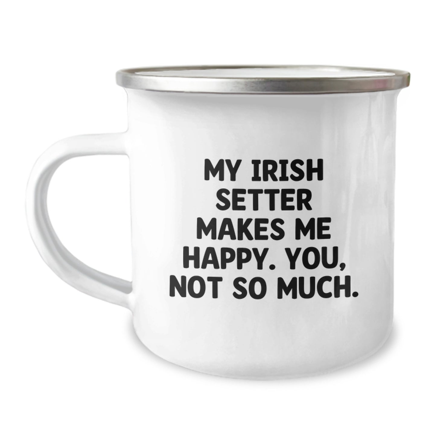 Irish Setter Dog Gifts for Men - Funny Valentine's Camping Mug - Image 1