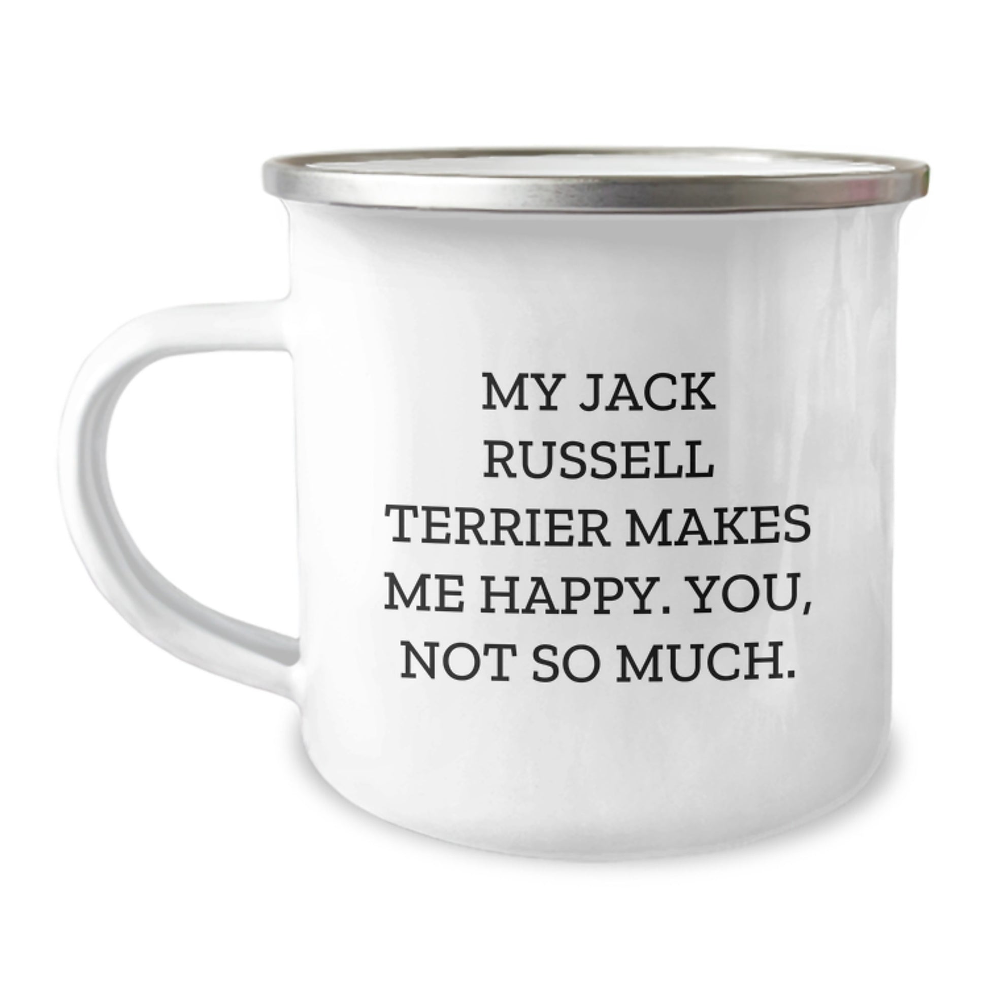 Funny Jack Russell Terrier Dog Lover's Valentine's Camping Mug Gifts from Men to Friends, Valentine's Unique Gifts - Image 1