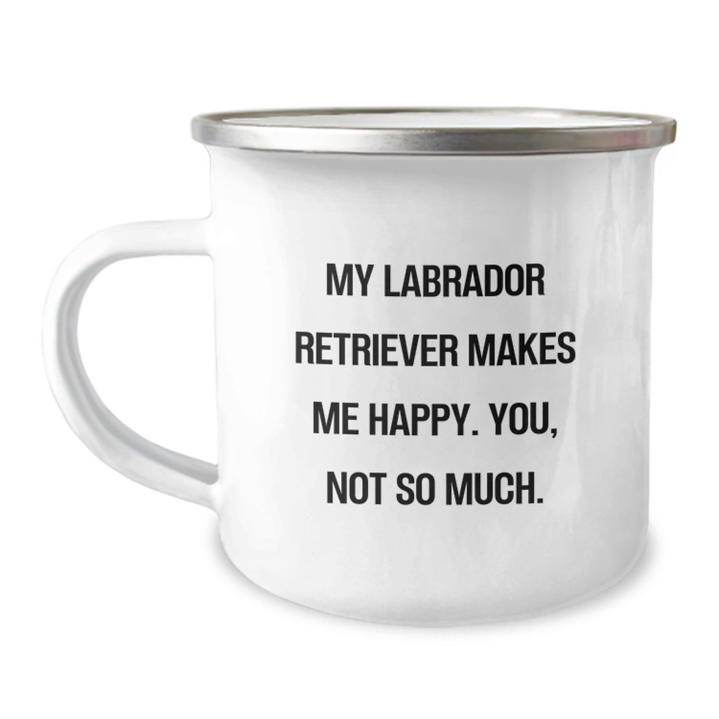 Labrador Retriever Dog Gifts from Men to Friends Camping Mug Funny Valentine's Unique - Image 1