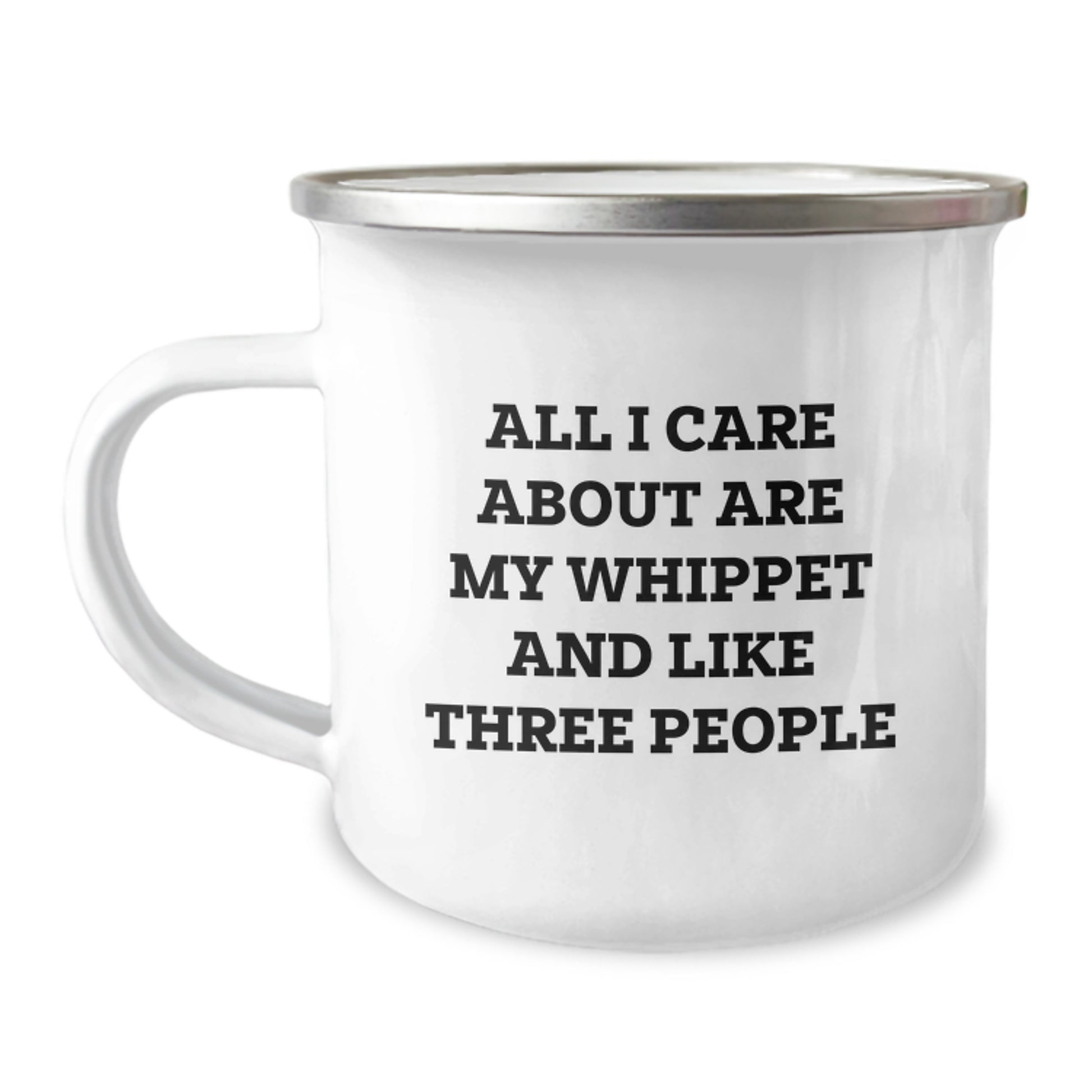 Whippet Dog Lover Gifts from Family and Friends for Birthday - Funny Camping Mug - Image 1