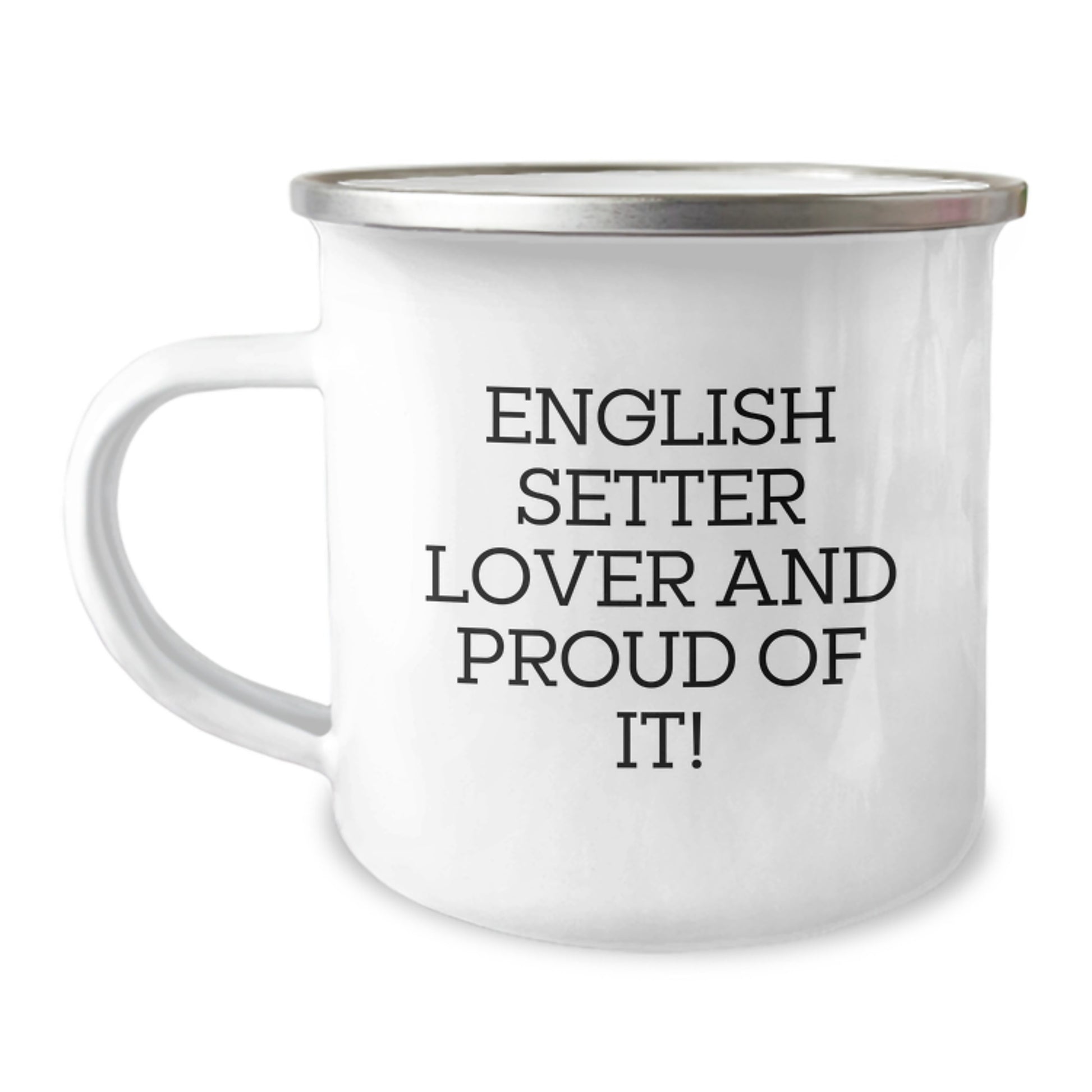 English Setter Dog Lover Gifts from Friends, Camping Mug for Birthday Unique - Image 1