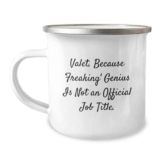 Valet genius Gifts from Friends and Family for Men, Funny Camping Mug for Graduation Unique Gifts - Image 1
