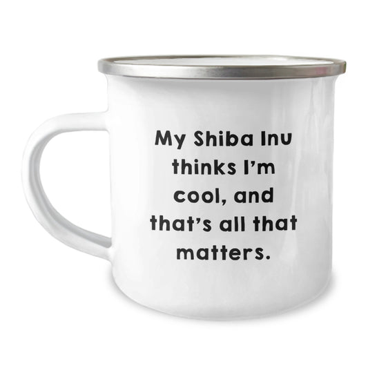 Shiba Inu Dog Lover Gifts, Funny Camping Mugs for Birthday, Unique Shiba Inu Gifts from Friends to Shiba Inu Dog Owners - Image 1