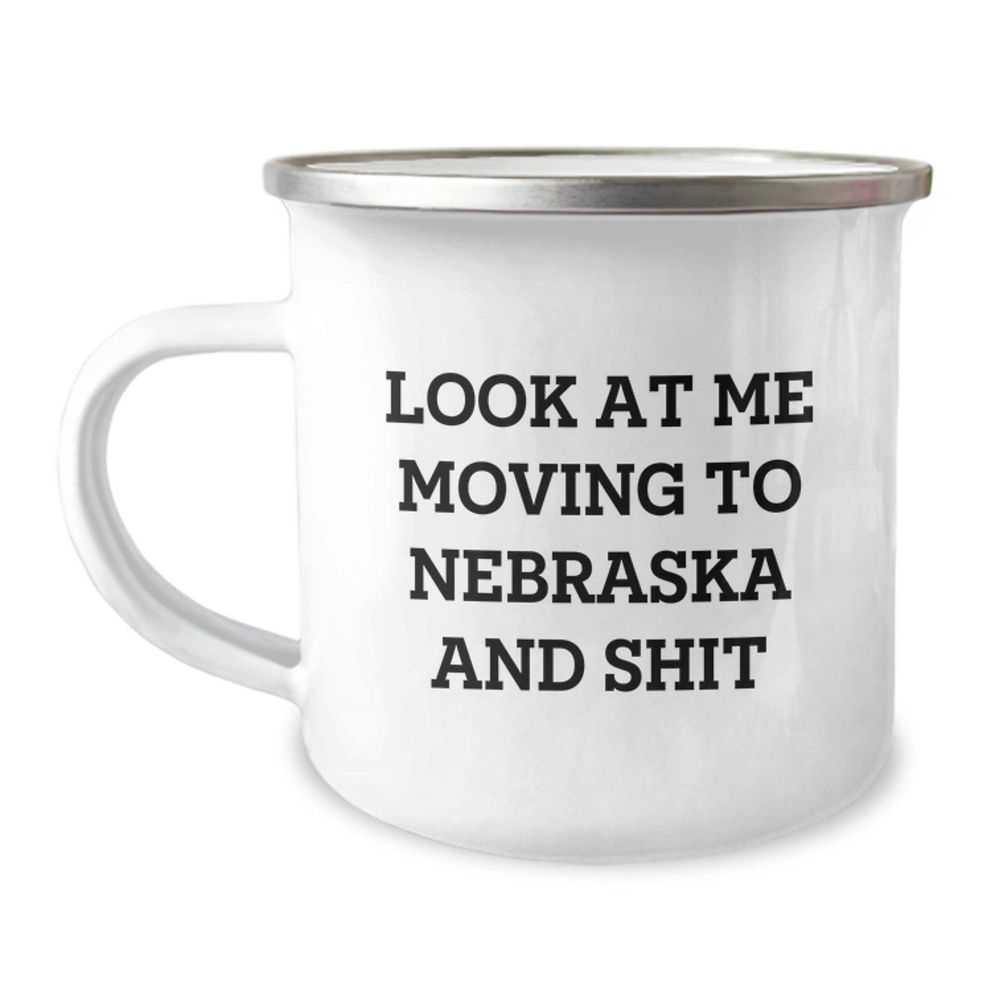 Funny Nebraska Camping Mug for Friends, Unique Nebraska Birthday Unique Gifts from Men, Great for Nebraska Lovers - Image 1