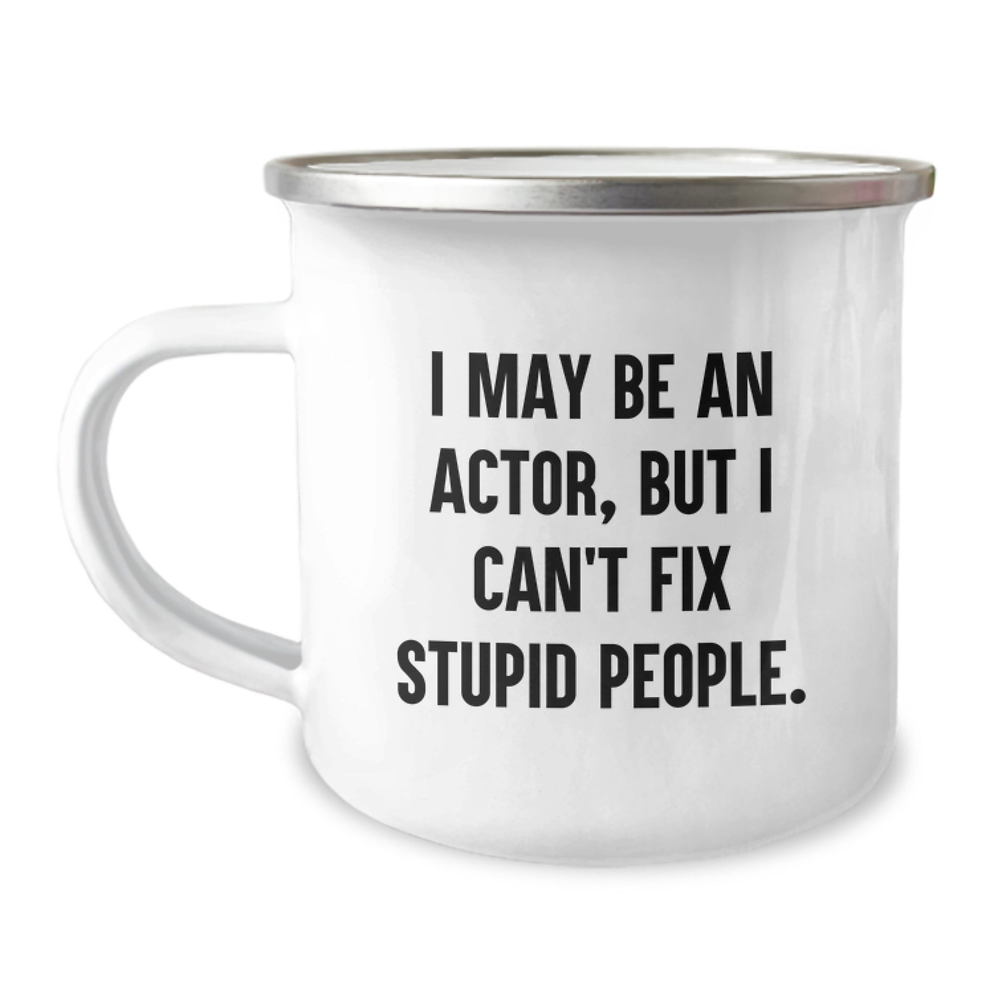 Funny Actor Gifts from Family to Actor Friends on Mother's Day Unique Camping Mug - Image 1