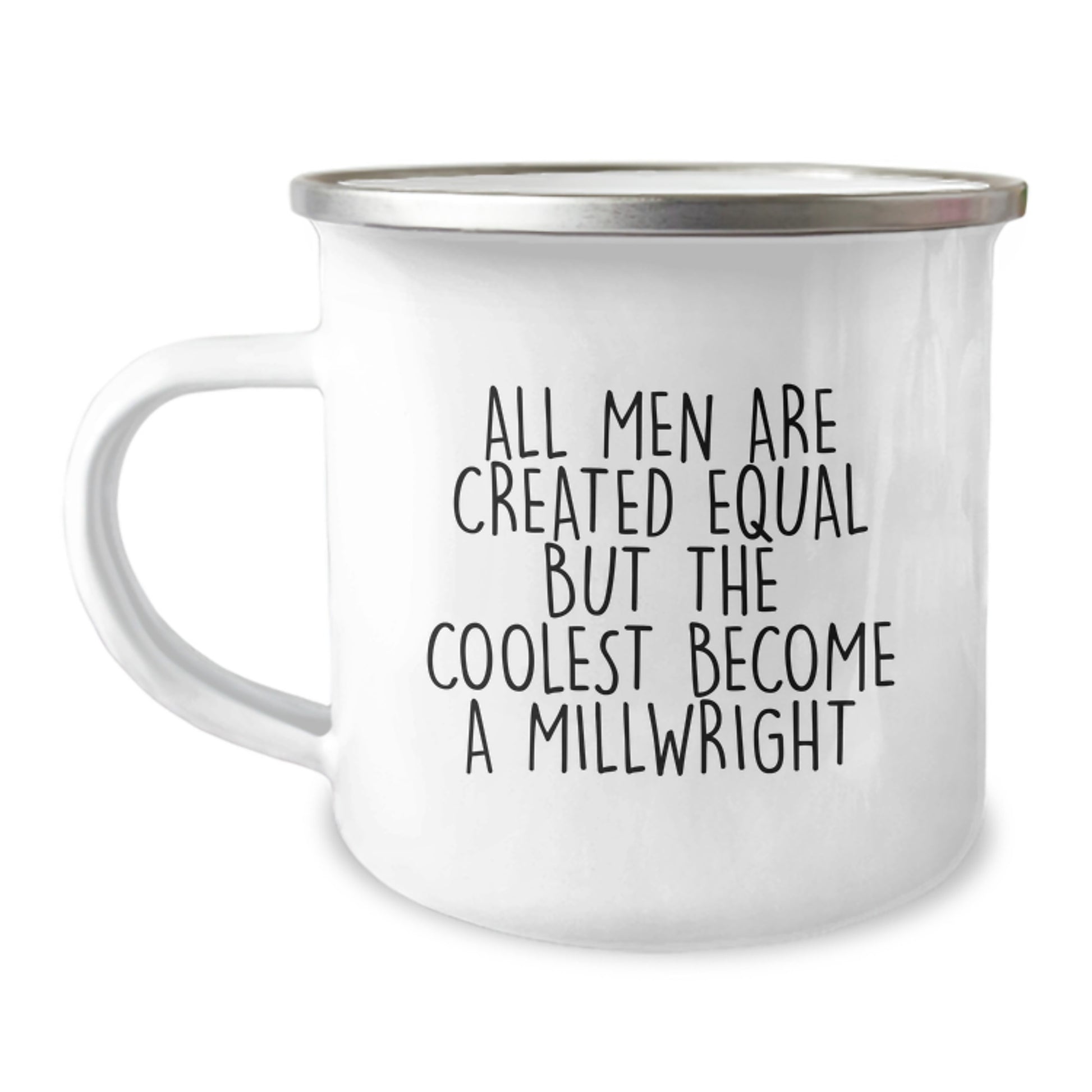 Funny Millwright Gifts for Men - Camping Mug on Mother's Day Unique Gifts from Family - Image 1