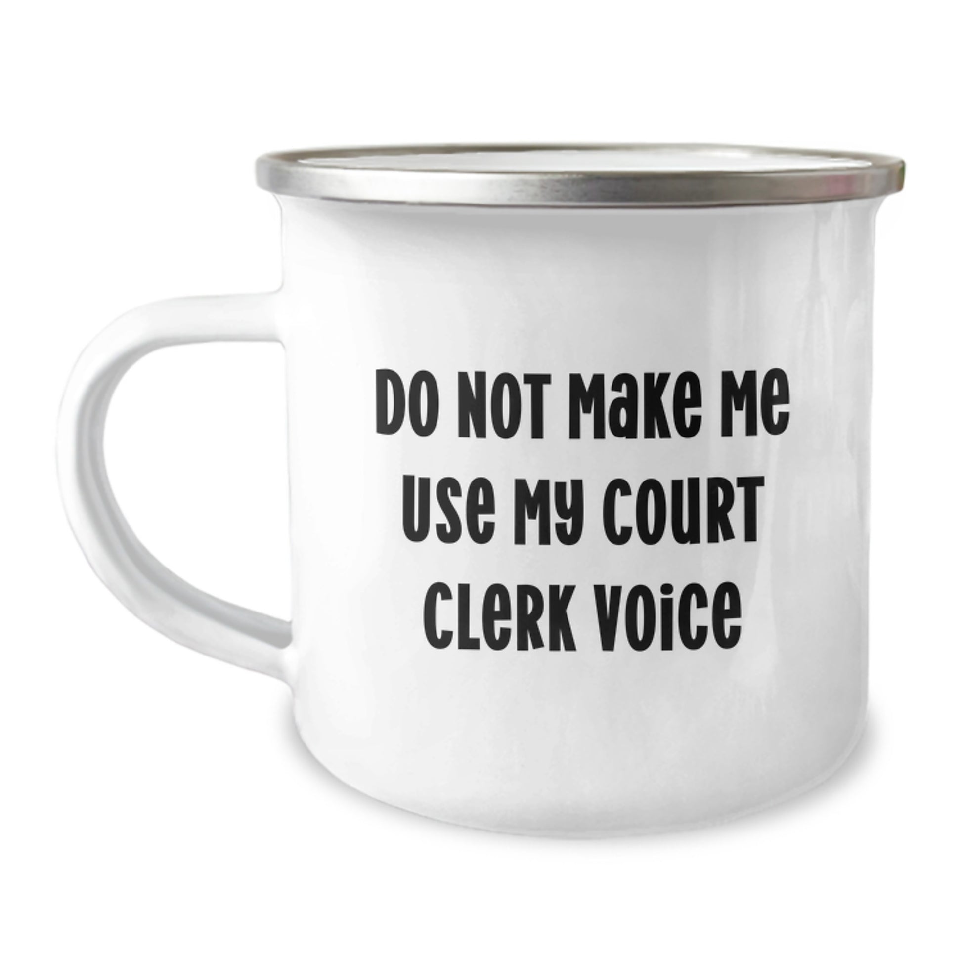 Gifts from Friends to Court Clerks, Funny Court Clerk Mugs for Camping, Unique Graduation Gifts for Men and Women - Image 1