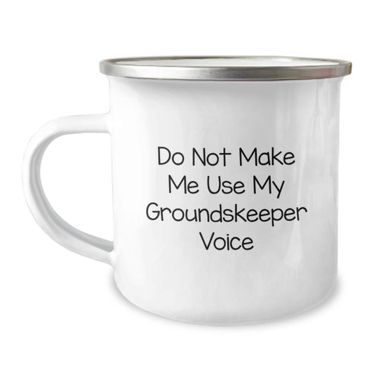 Funny groundskeeper Gifts for Men groundskeeper Camping Mug from Family Member - Image 1