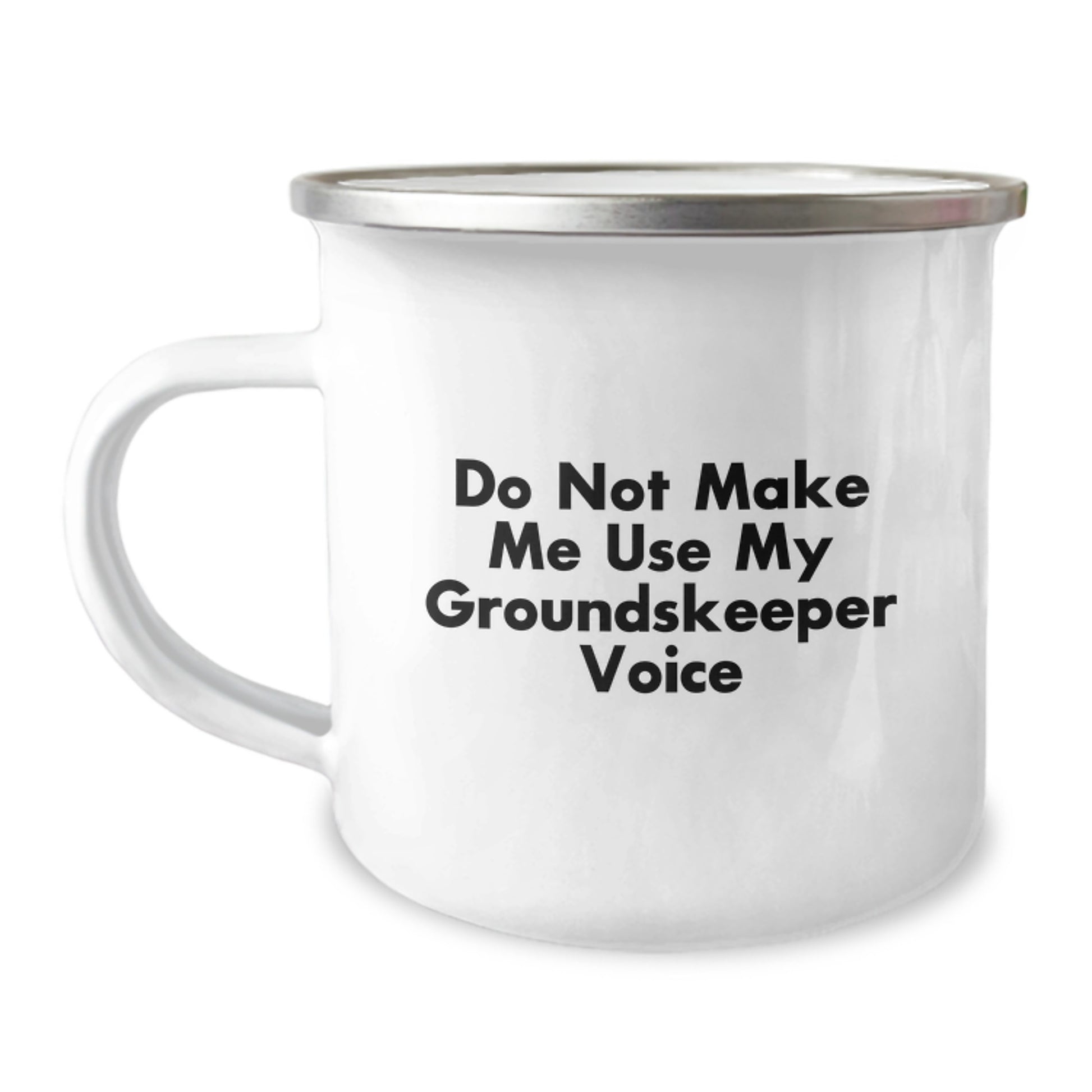 Funny groundskeeper Gifts for Mom - Camping Mug - Do Not Make Me Use My groundskeeper Voice - Unique Mother's Day Unique Gift from Family - Image 1