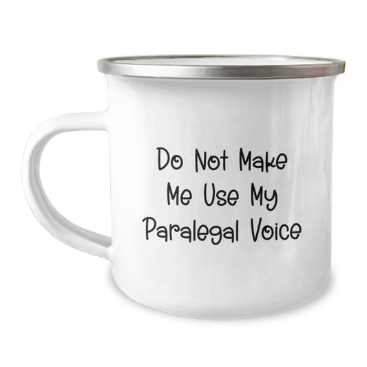 Funny Paralegal Gifts for Paralegal, Unique Graduation Unique Gifts from Friends, Camping Mug for Paralegal Grad - Image 1