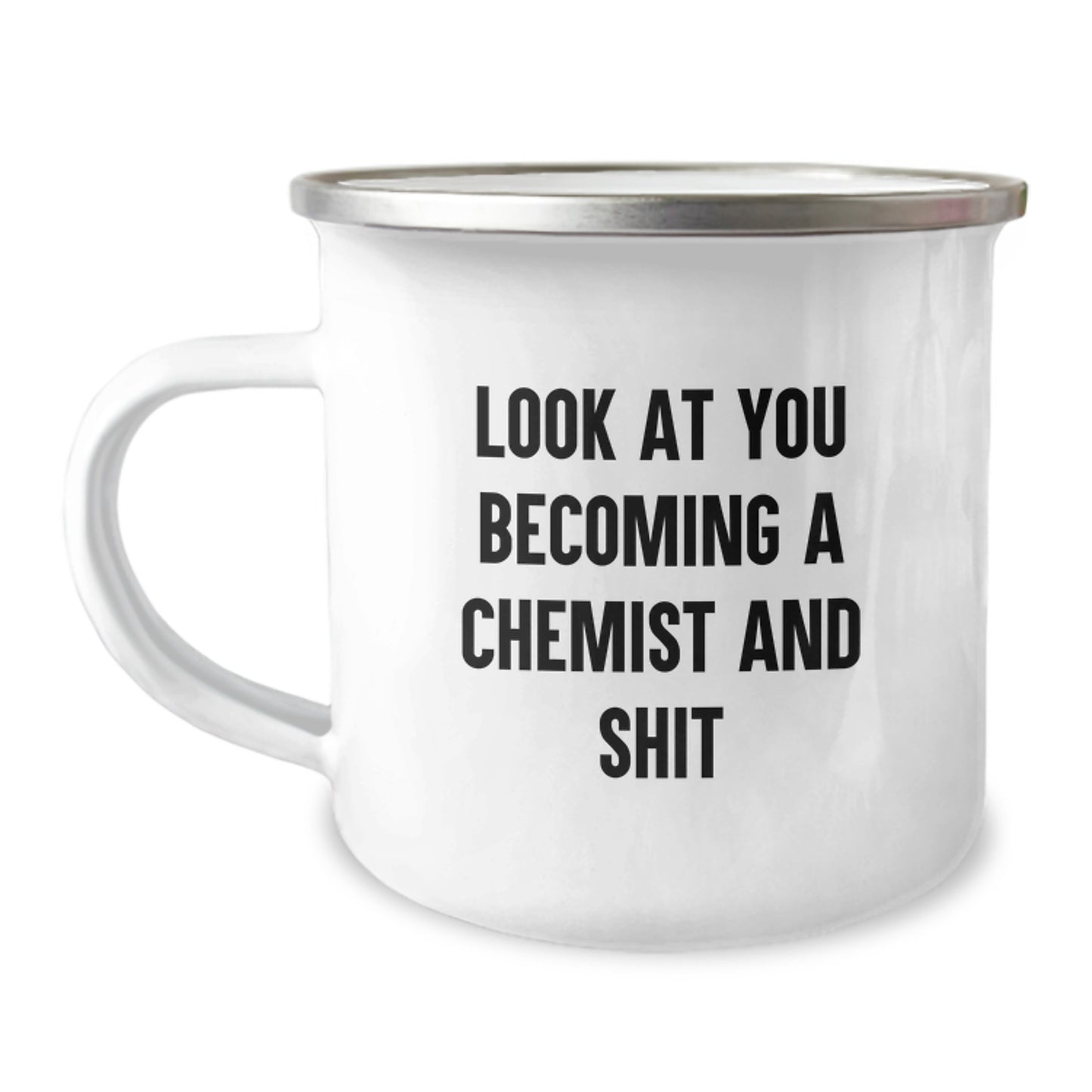 Funny Chemist Gifts for Mom - Mother's Day Unique Chemistry Love Camping Mug, Gifts from Family, for the Woman Who Became a Chemist and Shit - Image 1