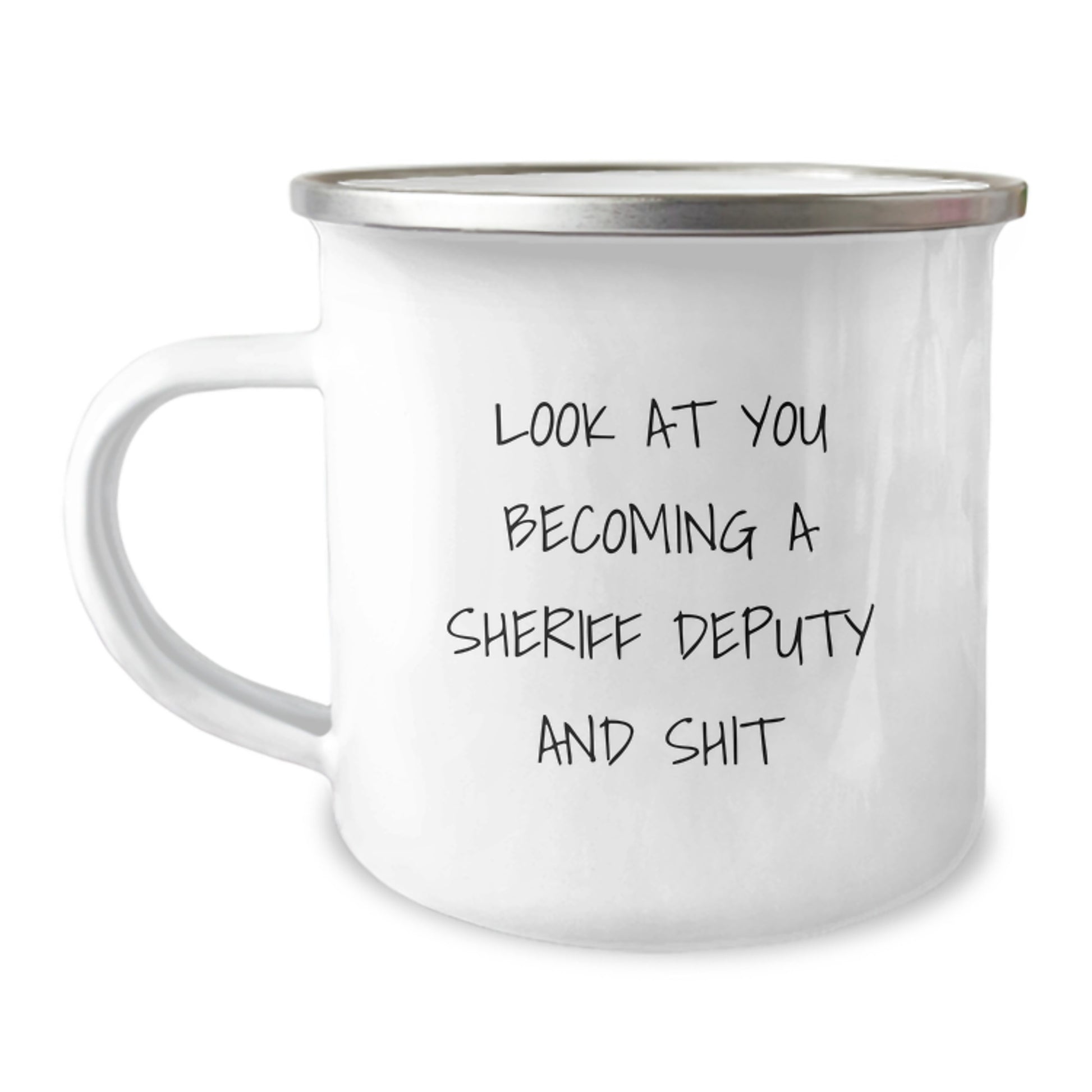 Sheriff Deputy Gifts from Family - Funny Graduation Unique Mugs for Men - Image 1