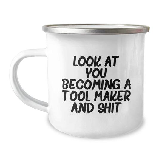 Funny Tool Maker Gifts for Men - Gifts from Friends - Camping Mug for Graduation - Image 1