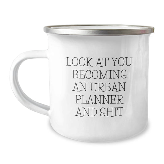 Urban Planner Gifts for Him Graduation Unique Funny Quote Stainless Steel Camping Mugs Gifts from Friends. - Image 1