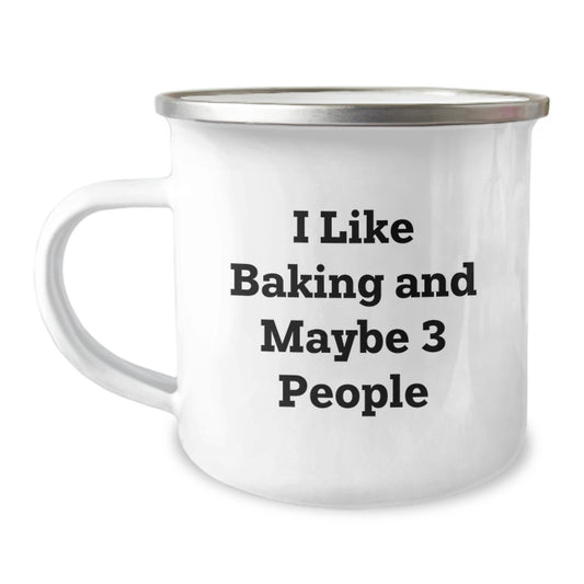 Funny Baking Camping Mug Gifts from Friends for Graduation Unique Gifts for Her - Image 1