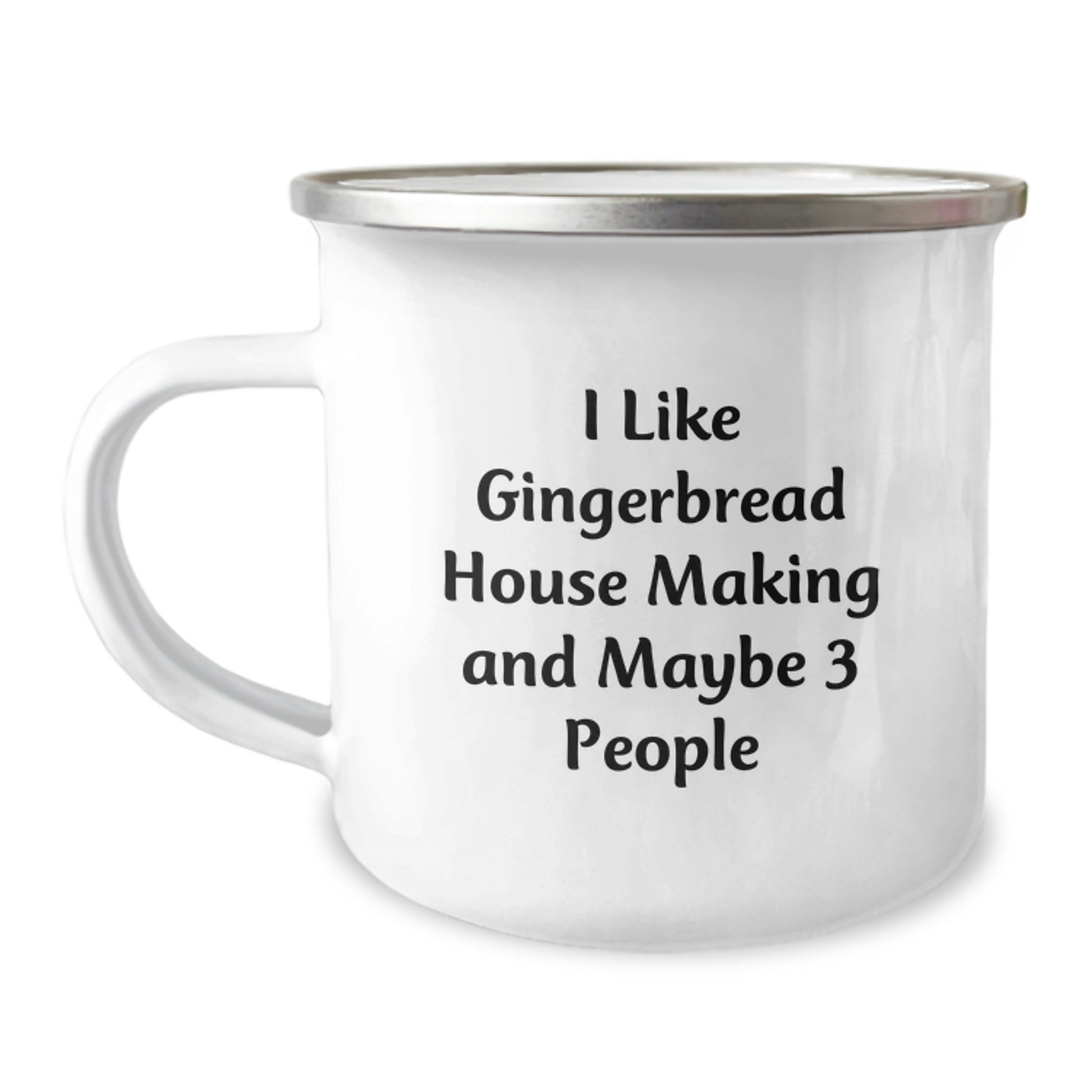 Gingerbread House Making Gifts for Men, Funny Camping Mug from Friends, Perfect for Graduation Unique Gifts - Image 1